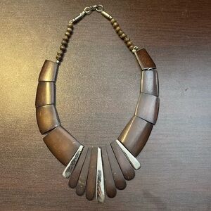 Wooden necklace